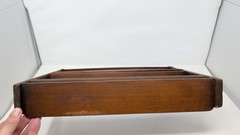 Vintage Wall Mounted Spice Rack 2 Shelf 17.5Wx14Hx3.25D