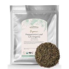 Starwest Botanicals Organic Peppermint Leaf 16 Ounce (Pack of 1), No Color