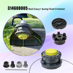 314608005 Fits For Ryobi Reel Easy+ Bump Feed Trimmer Head Straight Shaft
