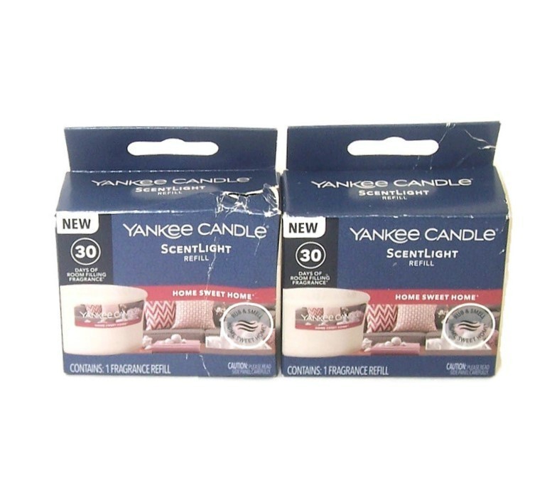 Yankee Candle Home Sweet Home ScentLight Refill 30 Days Cinnamon Set of 2