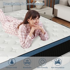 10″12″14″ Memory Foam Spring Hybrid Mattress in A Box Twin Full Queen King Size
