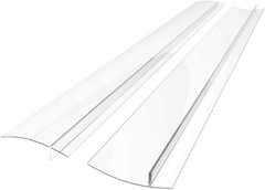 Silicone Stove Gap Covers (2pk) – Heat Resistant, 21″ Black, Easy Clean