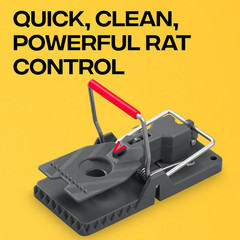 M144-2B Instant Power-Kill Easy Set Reusable Rat Trap – 2 Traps