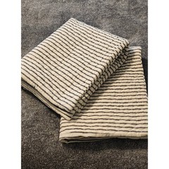 Taylor Linens Bergen Stripe Quilted Standard Pillow Shams, two shams