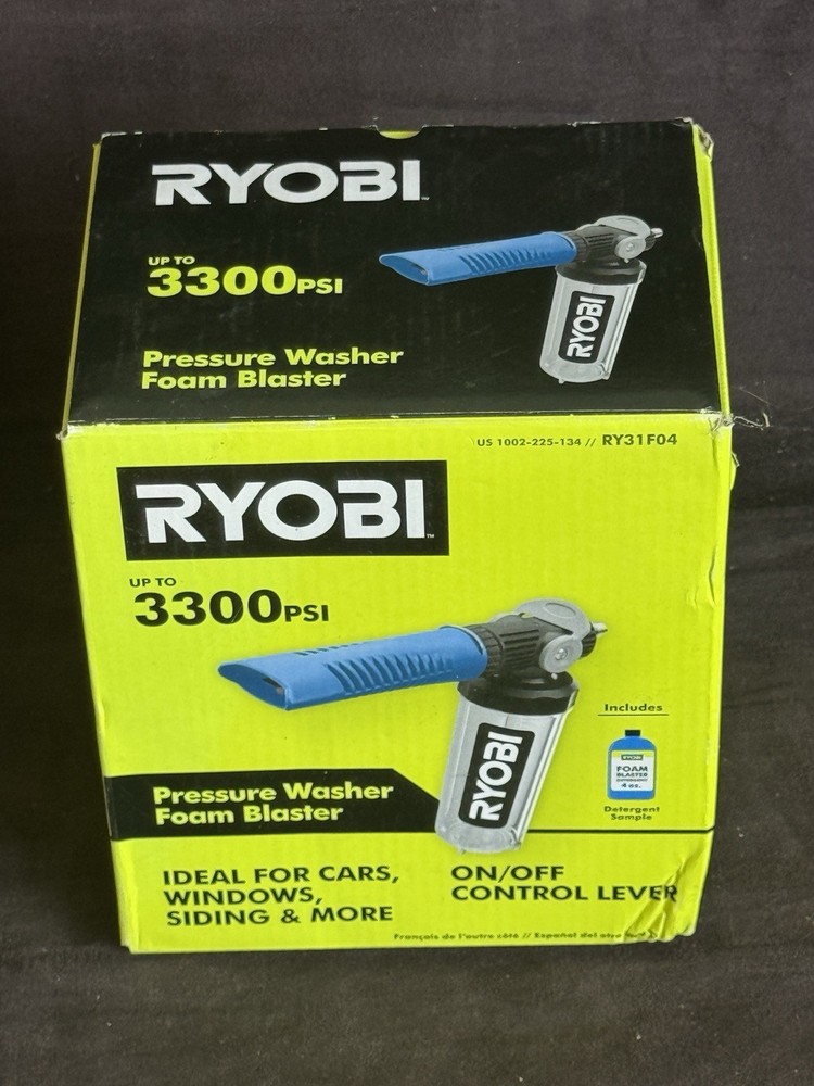 RYOBI Foam Blaster for Gas, Electric & Cordless Pressure Washers up to 3300 PSI