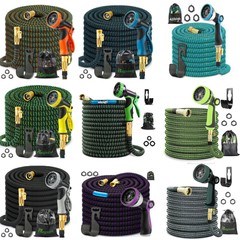 50FT 100FT 4X Stronger Deluxe Heavy Duty Expandable Flexible Garden Water Hose