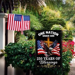 250 Year American Anniversary Garden Flag 250th Anniversary USA Flag Patriotic 4