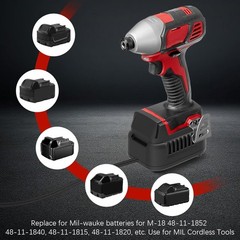 500W AC to DC Converter for Milwaukee 18V Tools 110V to 18V Adapter Power