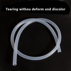Versatile 9.84ft Durable Silicone Tubing – 1/16″ ID x 1/8″ OD for Industrial Use