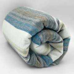 SOFT & WARM STRIPED ALPACA LLAMA WOOL BLANKET THROW 95″x65″ QUEEN BED SOFA COUCH