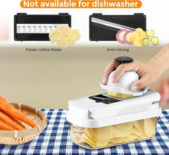 15-In-1 Vegetable Fruit Chopper Cutter Food Onion Veggie Dicer Slicer Kitchen