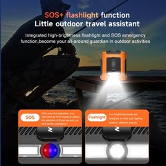 Portable Waist Fan Clip On 10000mAh Rechargeable Personal Cooling Neck Shirt Fan
