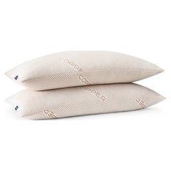 Sertapedic Copperloft King Bed Pillow, Hypoallergenic, 2 Pack