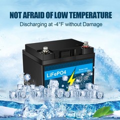 12V 50Ah Lithium Battery LiFePO4 Rechargeable Deep Cycle BMS RV Solar Golf Cart