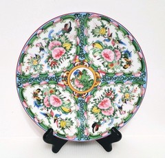 1 Williams Sonoma Famille Rose Salad Plate 8.75″ NEW Blue Easter Spring