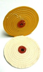 Jewelers Buffs Knife Edge White & Yellow 5″ Jewelry Polishing Set of 2 Pcs