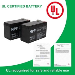 2025 New Upgraded Steel Battery Box with 2 Batteries Kit(12V 7AH lead-acid)