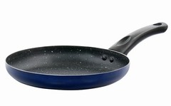 Frying Pan, Non-Stick with 100% APEO & PFOA-Free coating Blue 8 In
