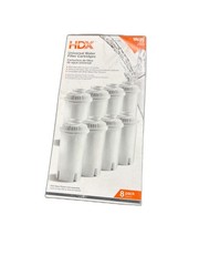 HDX Water Pitcher Replacement Water Filter Cartridges, BPA Free (8-Pack)