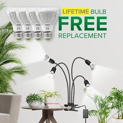 SANSI LED Grow Lights for Indoor Plants Full Spectrum Pot Clip Grow Light USED