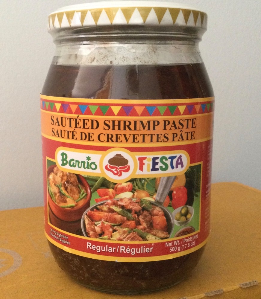 500g LG Jar Barrio Fiesta REGULAR Sautéed Shrimp Paste Philippines Bagoong Hipon