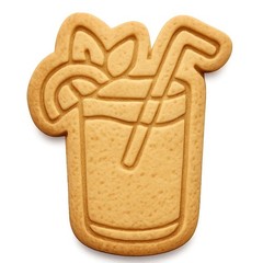 Coconut Mojito Cookie Cutter & Stamp, Fondant & Clay – 4×3.4