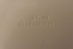 Le Creuset Rectangular Baking Dish Casserole Red Stamped 07-28