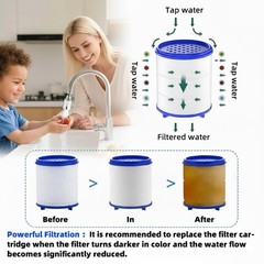 Faucet Water Filter Tap Filtration Kitchen Sink Mount Purifier System 360°Rotate