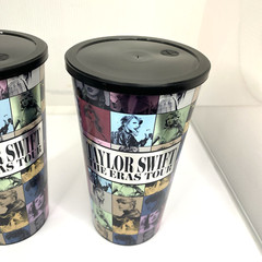 LOT OF 2-Taylor Swift THE ERAS TOUR Movie 32 oz Plastic Cups w/lids