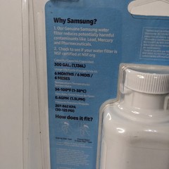 Samsung HAF-QINS/EXP Refrigerator Water Filter – White Genuine Sealed