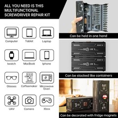 “Manual Drive” JAKEMY 180 in 1 Precision Screwdriver Set Computer Tech Tool