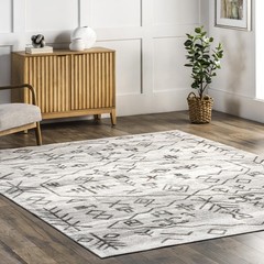 Nuloom Rhonda Machine Washable Global Inspired Moroccan Accent Rug 33 X 5 Grey
