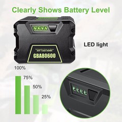 80V Lithium Ion 5.0Ah FOR Greenworks Rechargeable Li-ion Battery BAB727 GBA80200