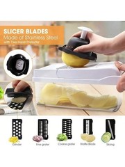 15-in-1 Vegetable Chopper Onion Dicer Fruit Cutter Mandoline Slicer Kitchen Food