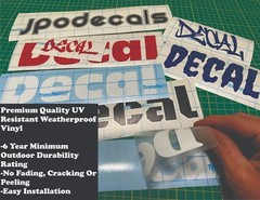 Custom Text Sticker Decals Vinyl Lettering – ANY TEXT – ANY FONT – VINYL DECALS