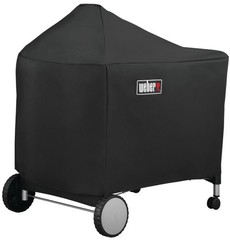 Weber Grill Cover for Performer Premium and Deluxe 22 Inch Black Weber 7152