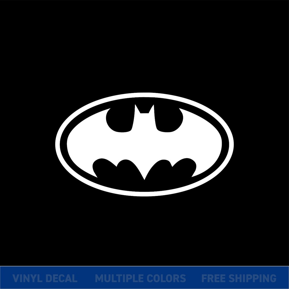 BATMAN Logo Vinyl Decal Sticker Car and Any Surface Multiple Colors & Sizes