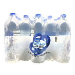 Great Value Hydrate Alkaline Water, 23.7 fl Oz, Bottle, 15 Count…