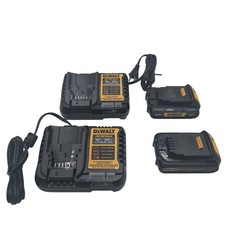 DeWalt DCB1104 Chargers & DCB201 20V MAX Batteries Set of 4