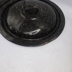 Enamelware 5 Piece Double Boiler Steamer Stock Pot Black Speckled Everything