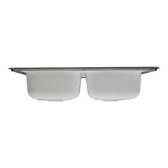 Top Mount Stainless Steel Double Basin Kitchen Sink 33″ x 22″ x 8″ Deep