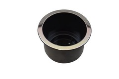 Plastic Chrome Lip Cup Holder For Sofa and Chairs 3.25″ Tall 4.25″ Diameter