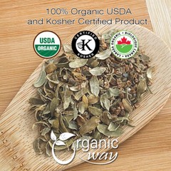 Organic Way Green Cardamom / Hari Elaichi Cut & Sifted – Kosher & USDA Certified