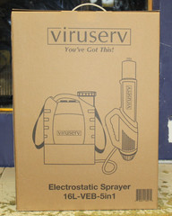 Viruserv VB Guardian 16L-VEB-5in1 Electrostatic 4.2gal Tank Backpack Sprayer