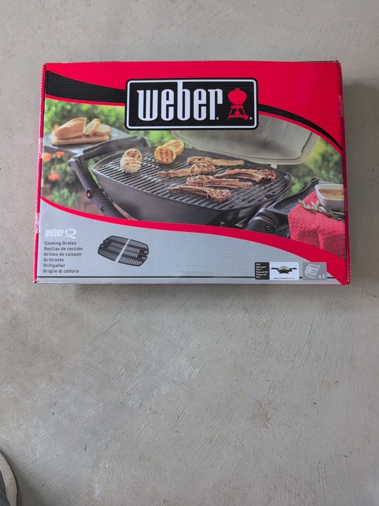 Weber Q 200/2000 Series Cooking Grates #7645 New Genuine OEM