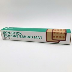 Greenleaf Non-Stick Silicone Baking Mats Set of 2 11.6″x16.5″ Oven Safe to 460°F