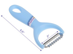 Kiwi Pro Slice Wavy Blade Peeler Zigzag StainlessSteel Slicer Thai PAPAYA Salad