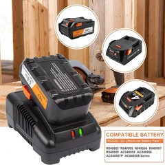 18V for Ridgid Battery Charger R86092 R86091 for Ridgid 18V Lithium Ion Battery