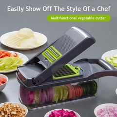 Peeler Cutter Slicer Dicer Chopper Kitchen Food Vegetable Salad Fruit 15 In 1