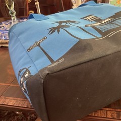 Trader Joe’s Insulated Cooler Tote Bag Pasadena CA Reusable Grocery Blue